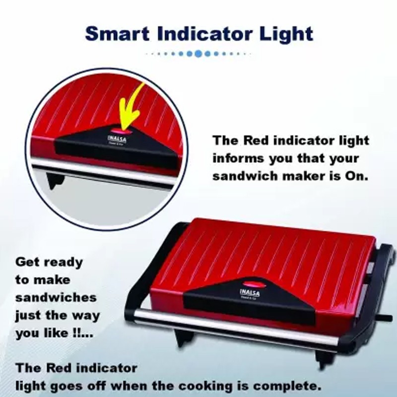 Inalsa Toast & Co Grill Sandwich Maker