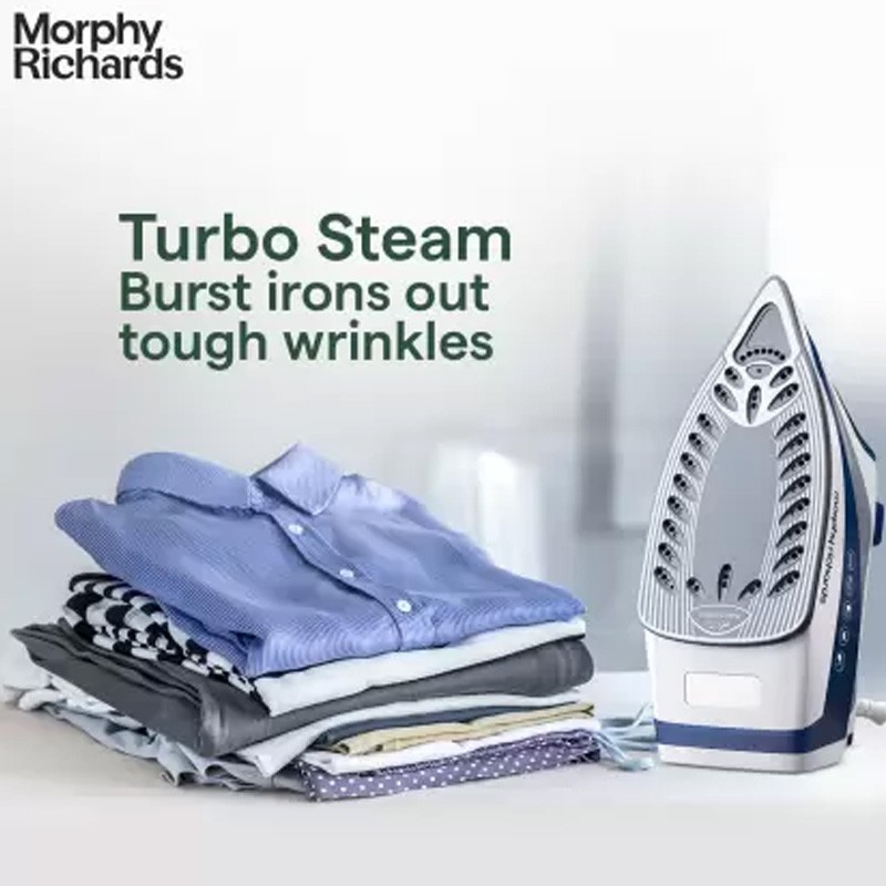 Morphy Richards Super Glide 2000 W Steam Iron  (Blue)