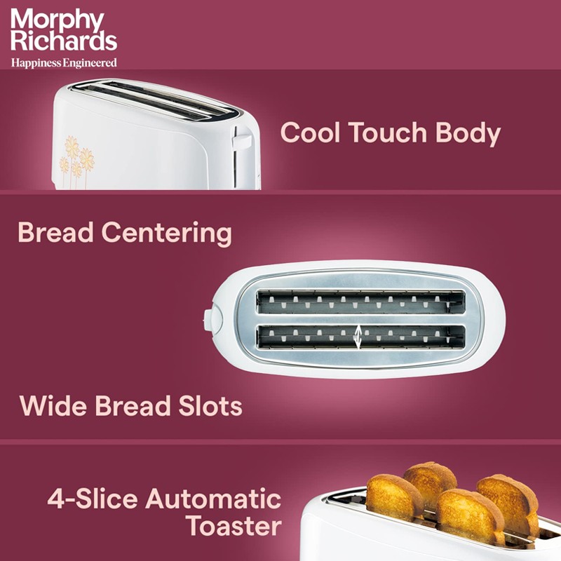 Morphy Richards at 402  4-Slice Automatic Pop-Up Toaster