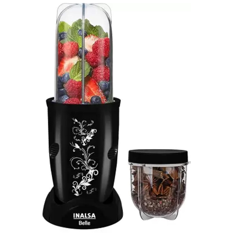 Inalsa Nutri-Blender,Mixer Grinder Belle with Blender Jar, SS Blades