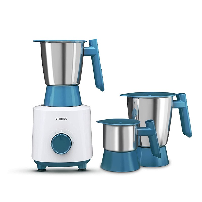 PHILIPS HL7535 01 Mixer Grinder 500 Mixer Grinder (3 Jars, Whit