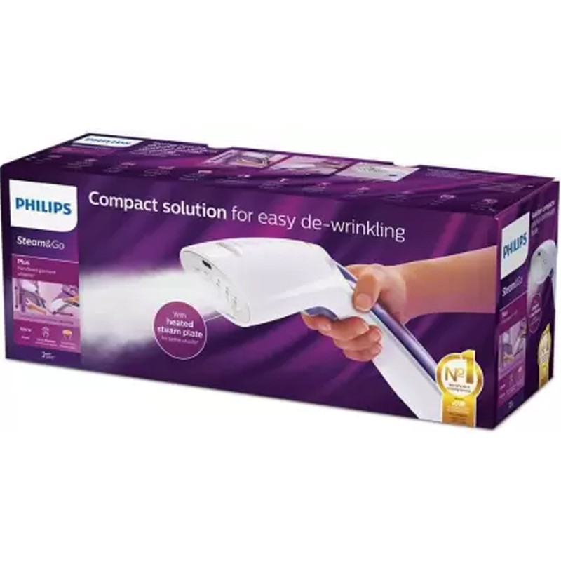 PHILIPS GC360/30 Steam&Go Handheld 1200 W Garment Steamer  (Purple)